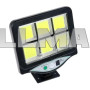 Ліхтар вуличний BK-128-6 COB Solar light підвісний з датчиком руху